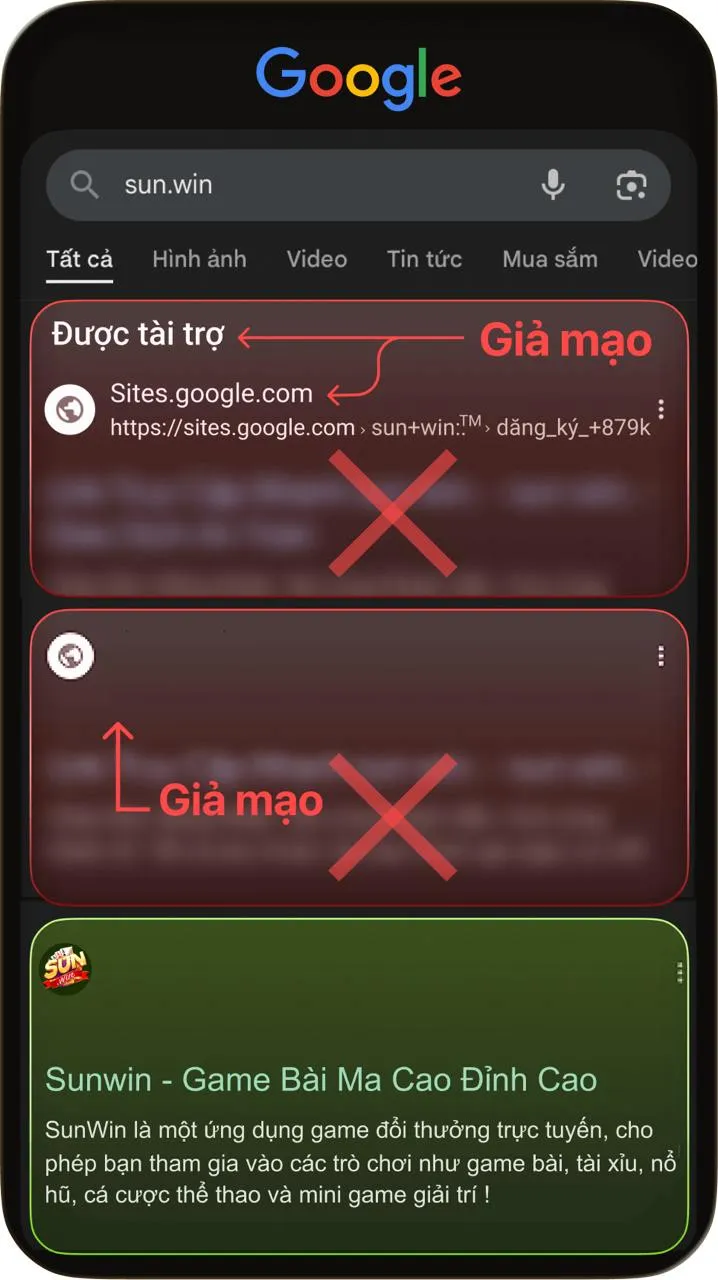 Sun.win là website chính thức được bảo hộ